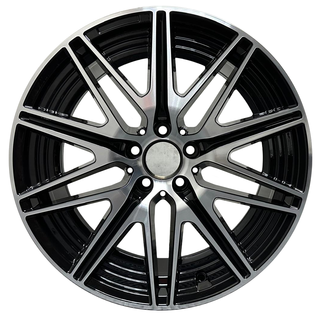 2024 C43 AMG Style Wheels – Gloss Black Machined