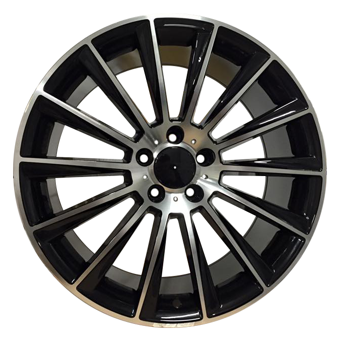 AMG Twist Style Wheels – Gloss Black Machined