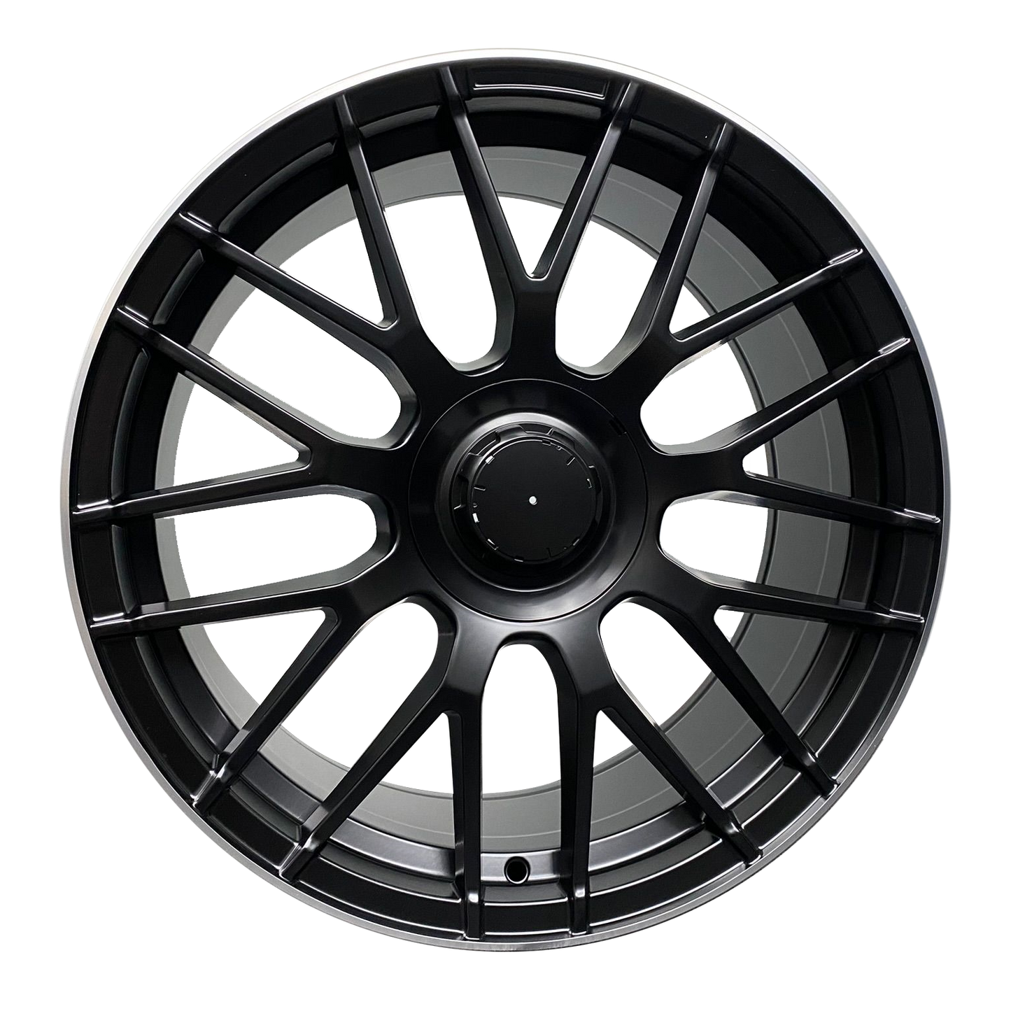 C63 S AMG Style Wheels – Satin Black Machined Lip