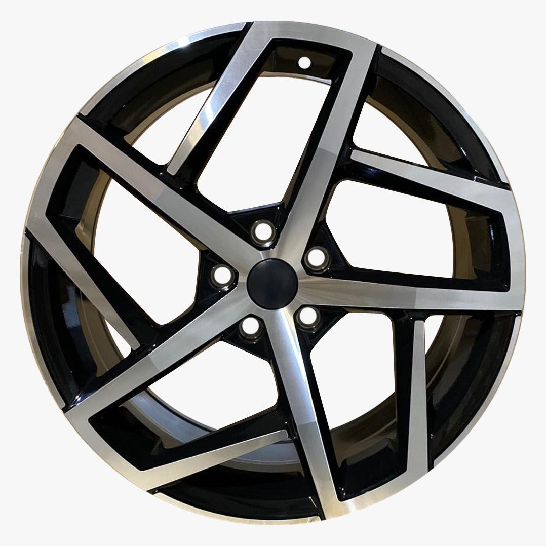 VW Golf Dallas Style Wheels – Gloss Black Machined
