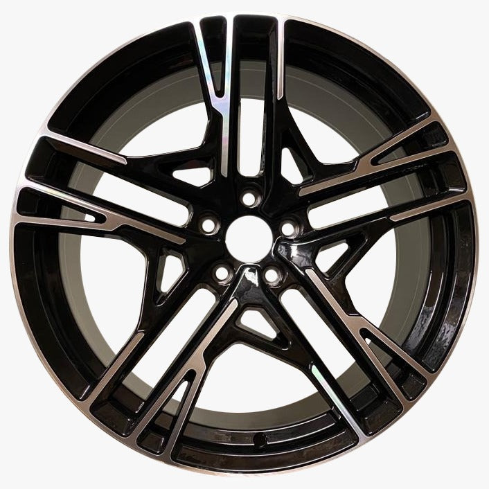 2020 R8 V10 Style Wheels Gloss Black Machined