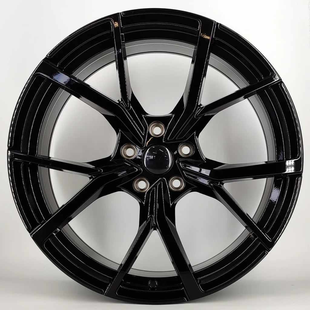 2021 VW Golf R Estoril Style Wheels – Full Gloss Black