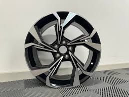 2024 Audi Alba Style Style Wheels – Gloss Black Machined