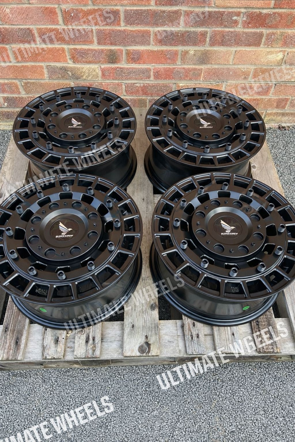 Black Crow Chunk Alloy Wheels -