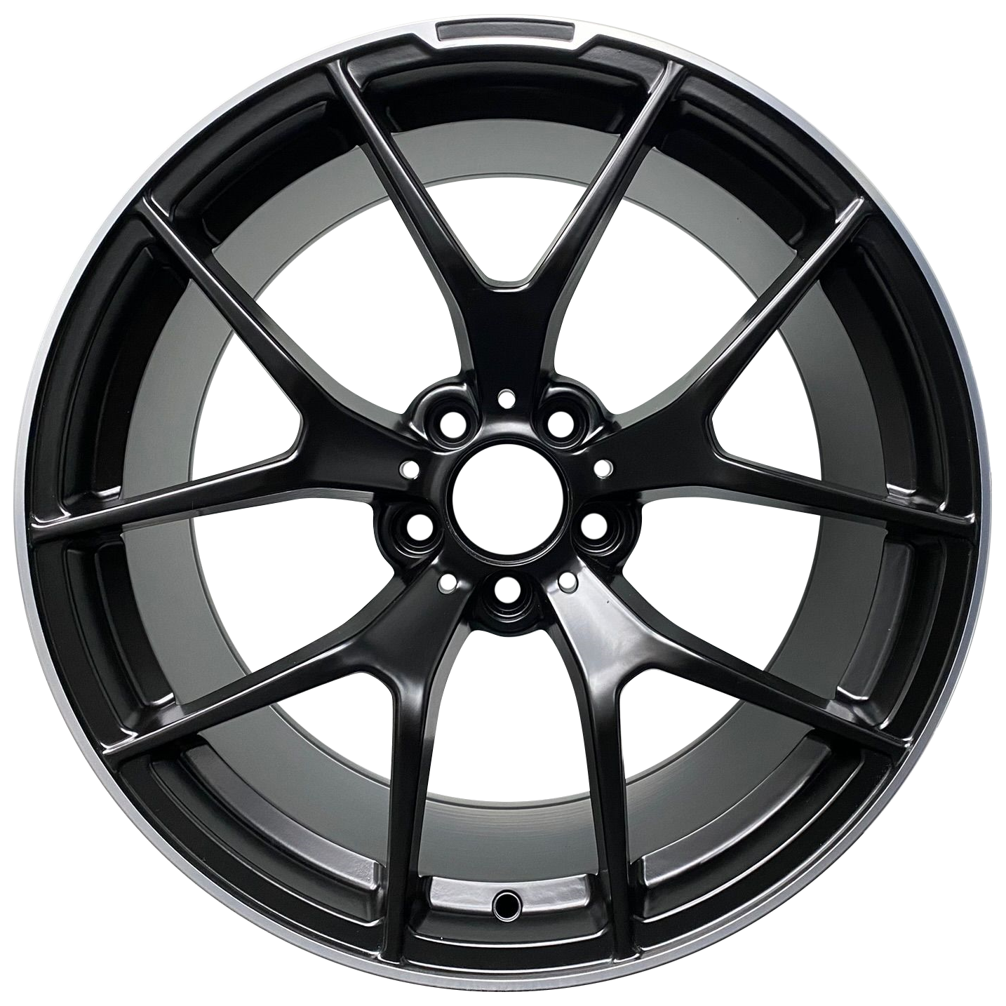 C63 507 Style Wheels – Satin Black Machined Lip