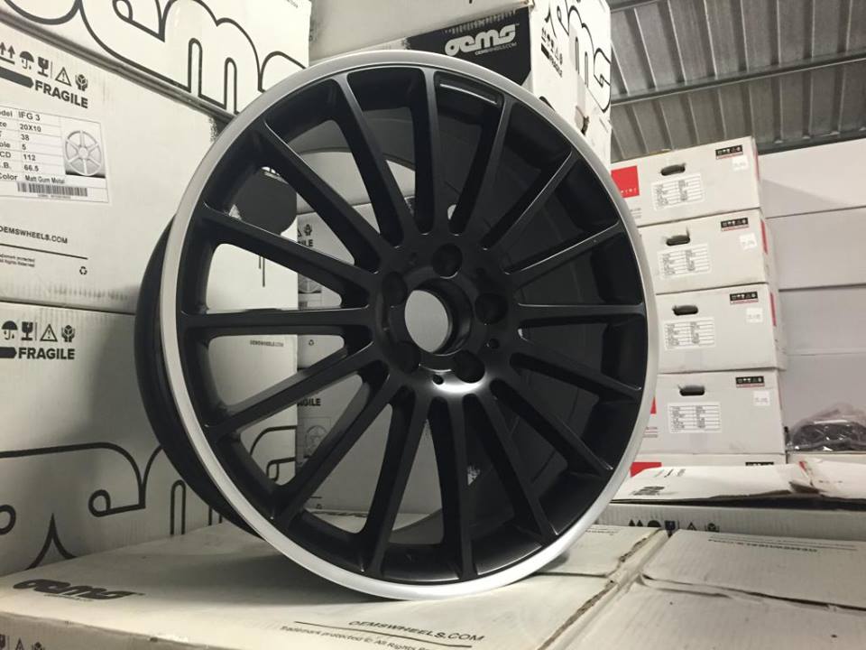 AMG Twist Style Wheels – Matt Pol Lip