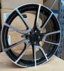 C43 AMG Style Wheels – Gloss Black Machined