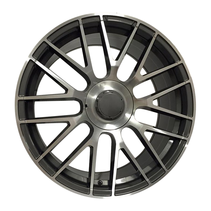 C63 S AMG Style Wheels – Gun Metal Machined