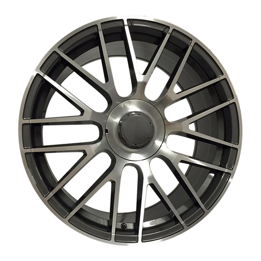 C63 S AMG Style Wheels – Gun Metal Machined