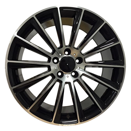 AMG Twist Style Wheels – Gloss Black  Machined