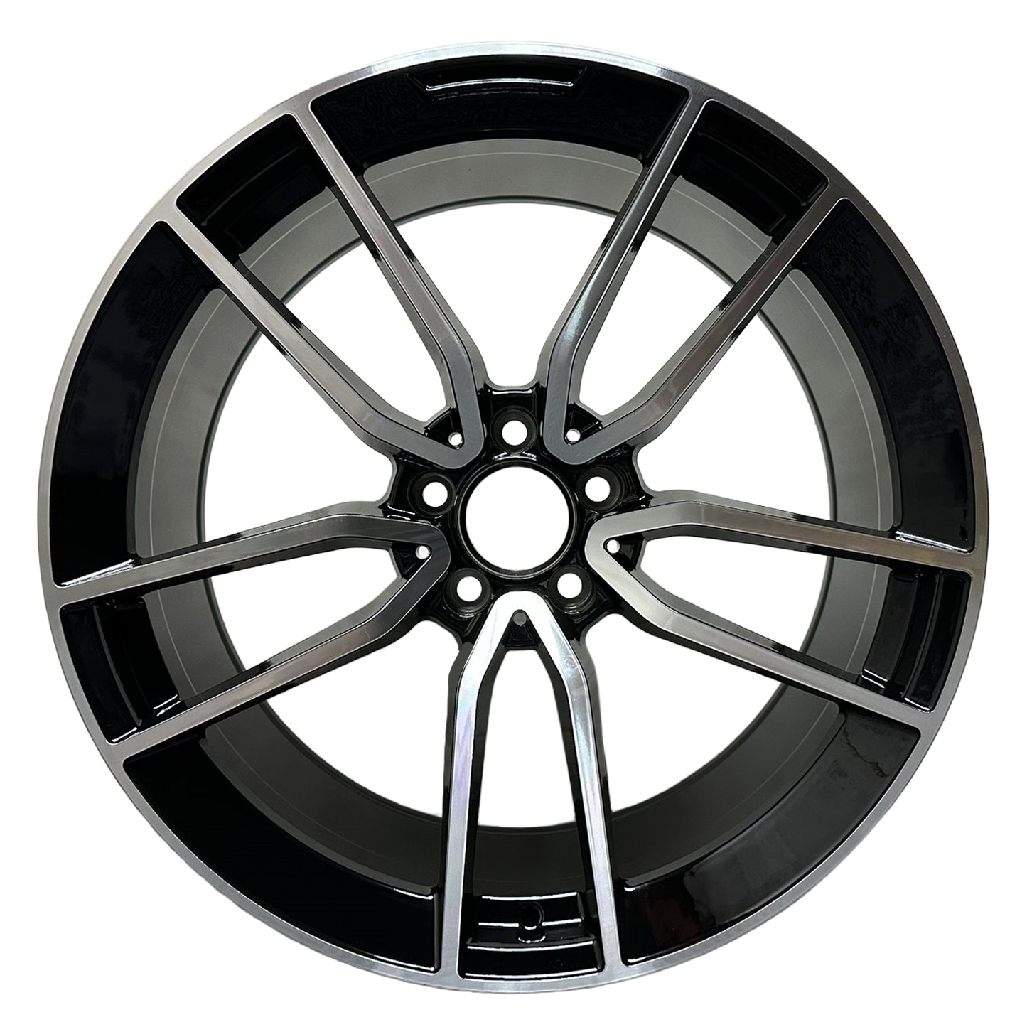 E53 Double Spoke Style Wheels – Gloss Black Machined