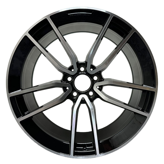 E53 Double Spoke Style Wheels – Gloss Black Machined