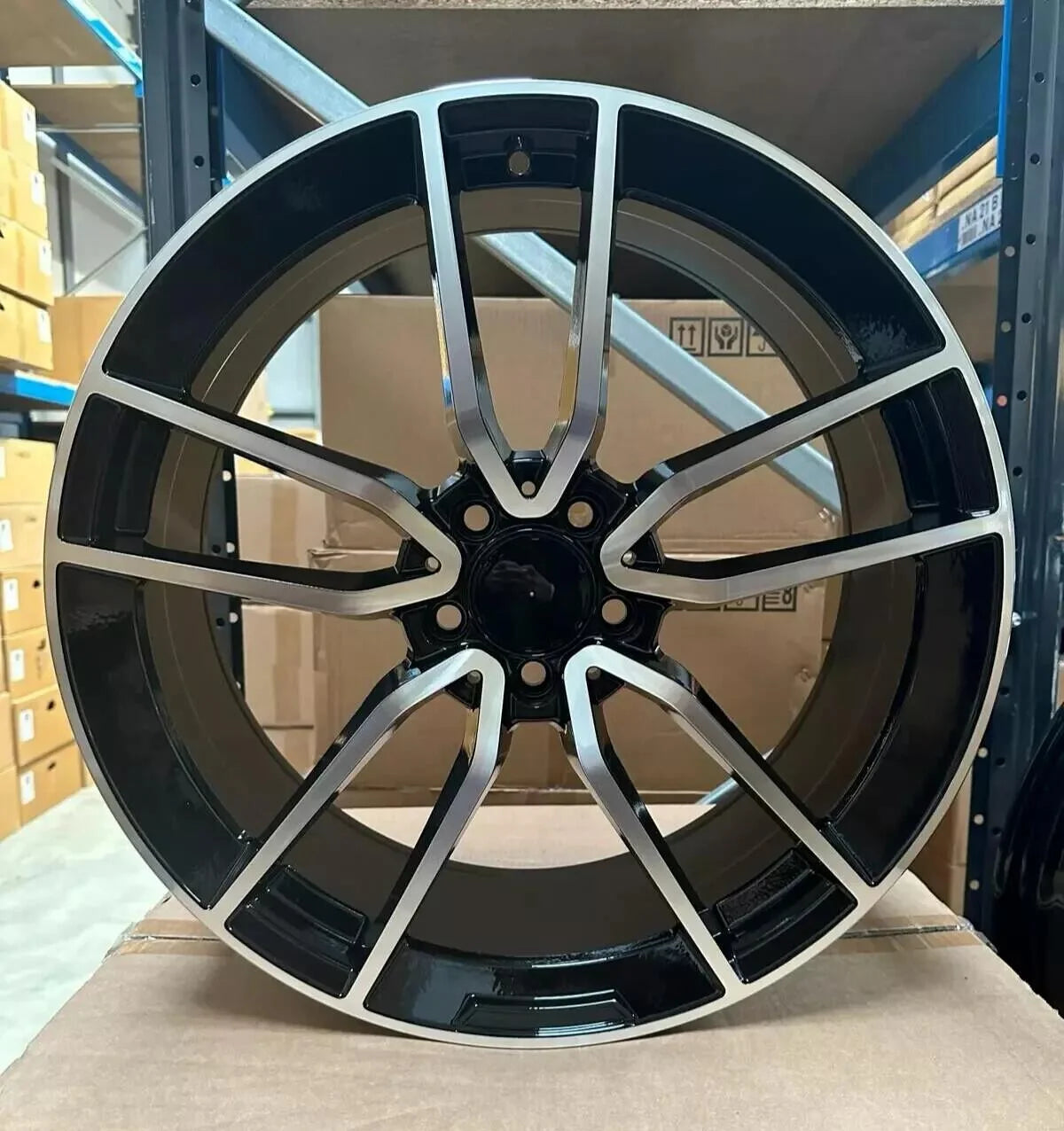 E53 Double Spoke Style Wheels – Gloss Black Machined