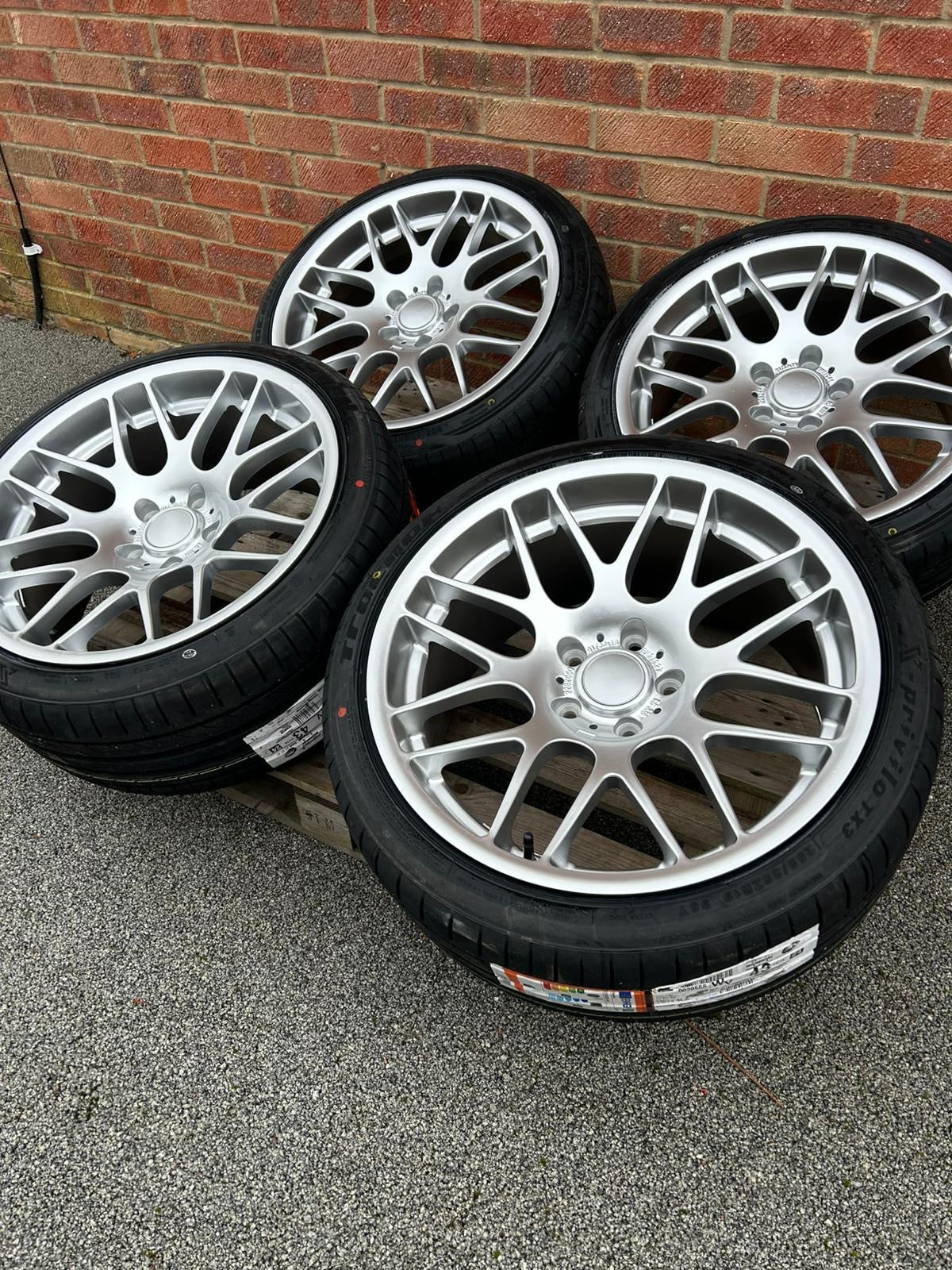 BMW CSL Style Alloy wheels Hyper Silver