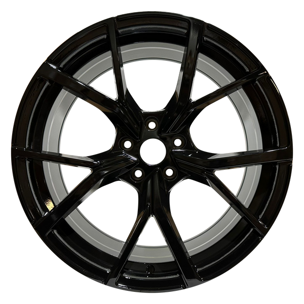 2021 VW Golf R Estoril Style Wheels – Full Gloss Black – Ultimate ...