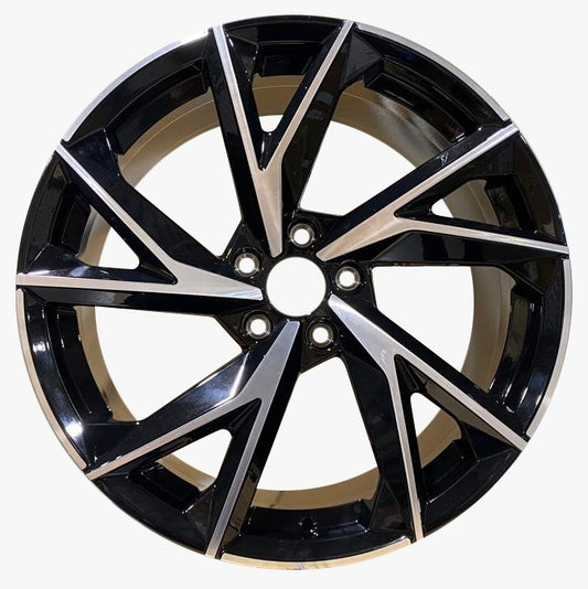 2021 R8 V10 Style Wheels – Black Machined
