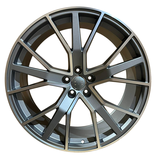 RS6 Performance Style Wheels – Gun Metal Machined