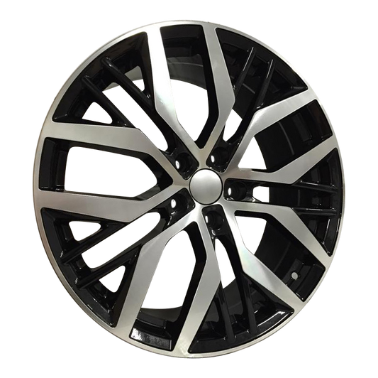 VW Santiago Style Wheels – Gloss Black Machined