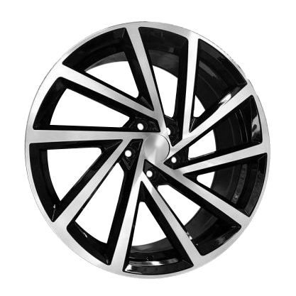 VW Spielberg Style Wheels – Full Gloss Black machined