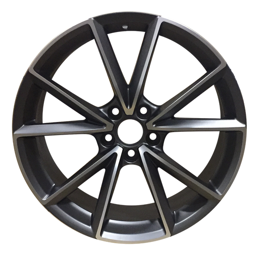 RS4 V Spoke Style Wheels – Gun Metal Machined