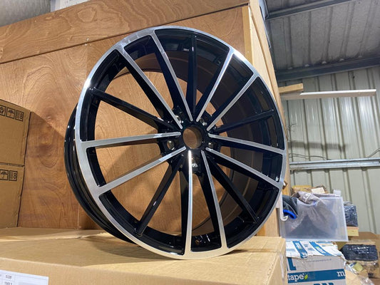 VW Scottsdale Clubsport Style Wheels – Gloss Black Machined