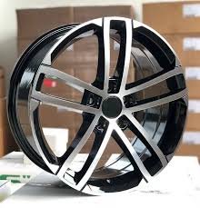 VW Nogaro Style Wheels – Gloss Black Machined