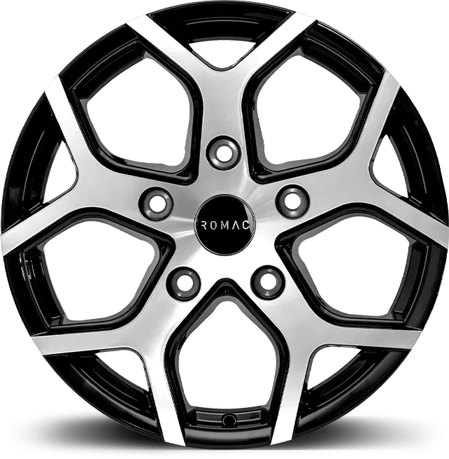 Romac Cobra Alloy Wheels - Gloss Black Polished