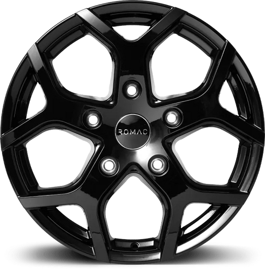 Romac Cobra Alloy Wheels - Gloss Black