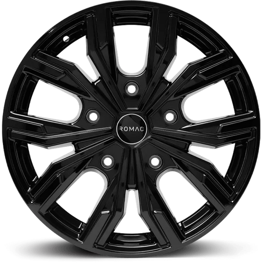 Romac Torque Alloy Wheels - Gloss Black