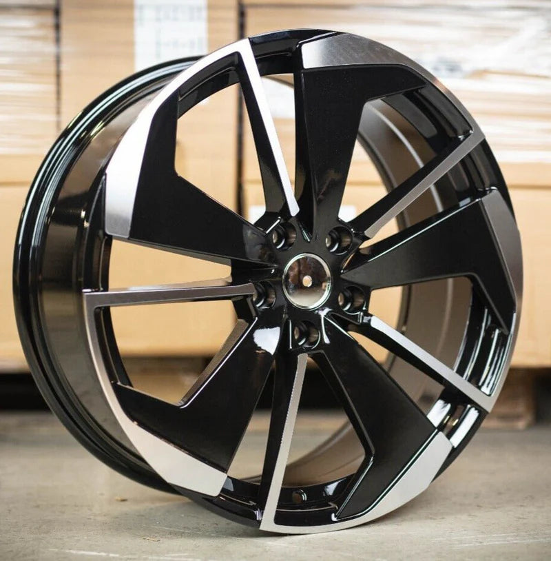 Skoda Comet Style Wheels – Gloss Black Machined