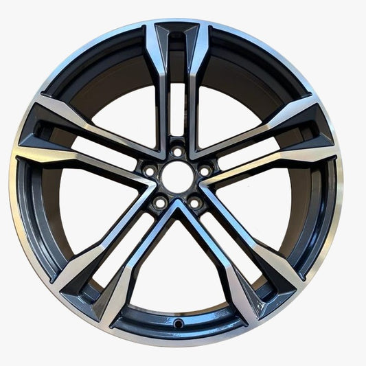 2020 SQ8 Style Wheels – Gun Metal Machined